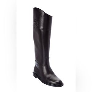 Fendi Karligraphy knee high boot
